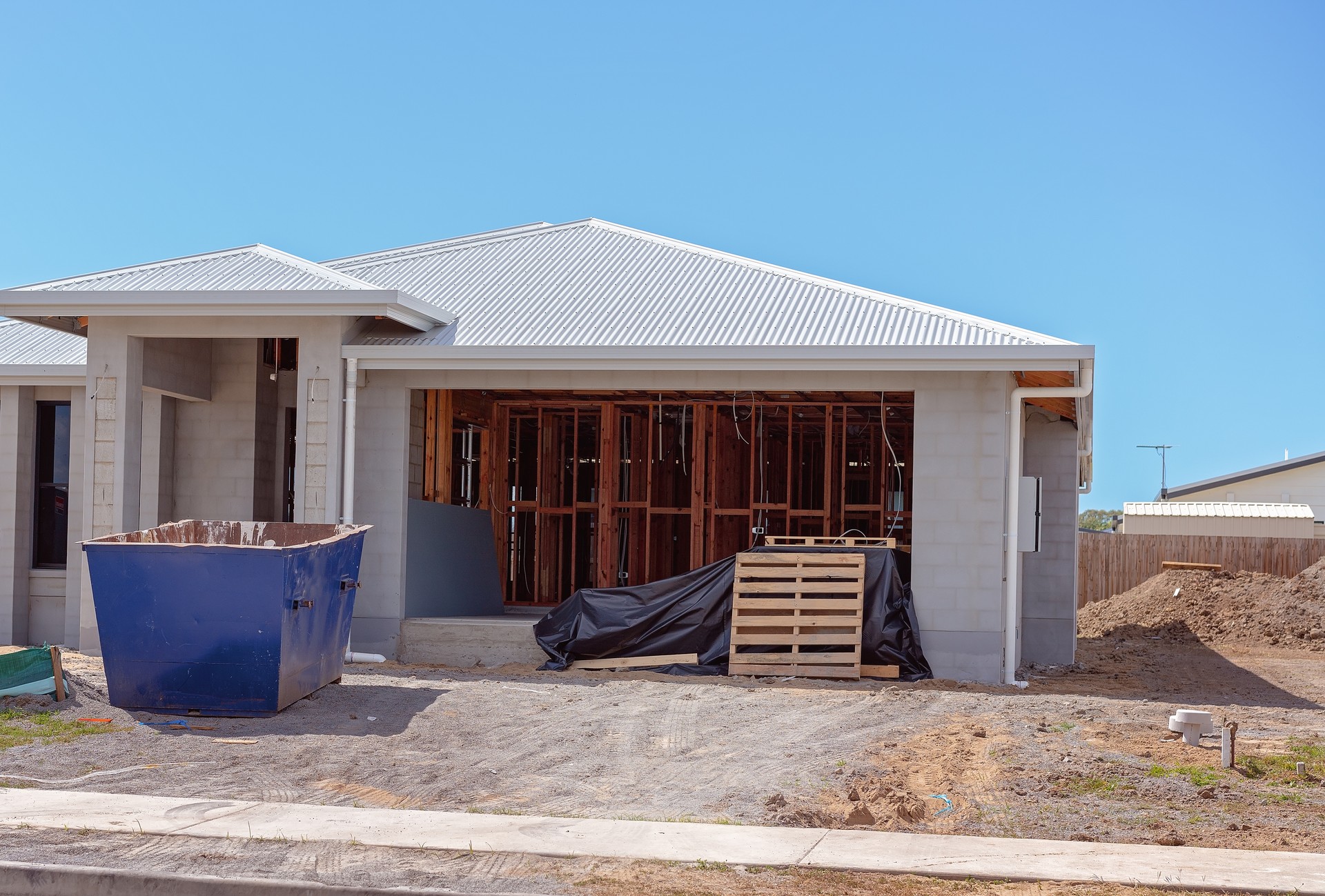 Residential Home Being Constructed